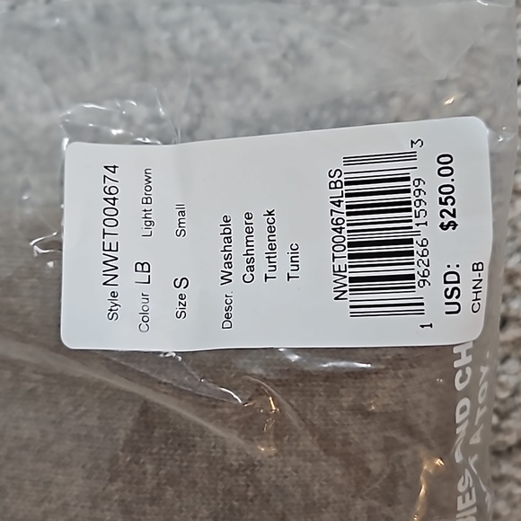 NWT Naadam Washable Travel Cashmere turtleneck - Picture 11 of 12